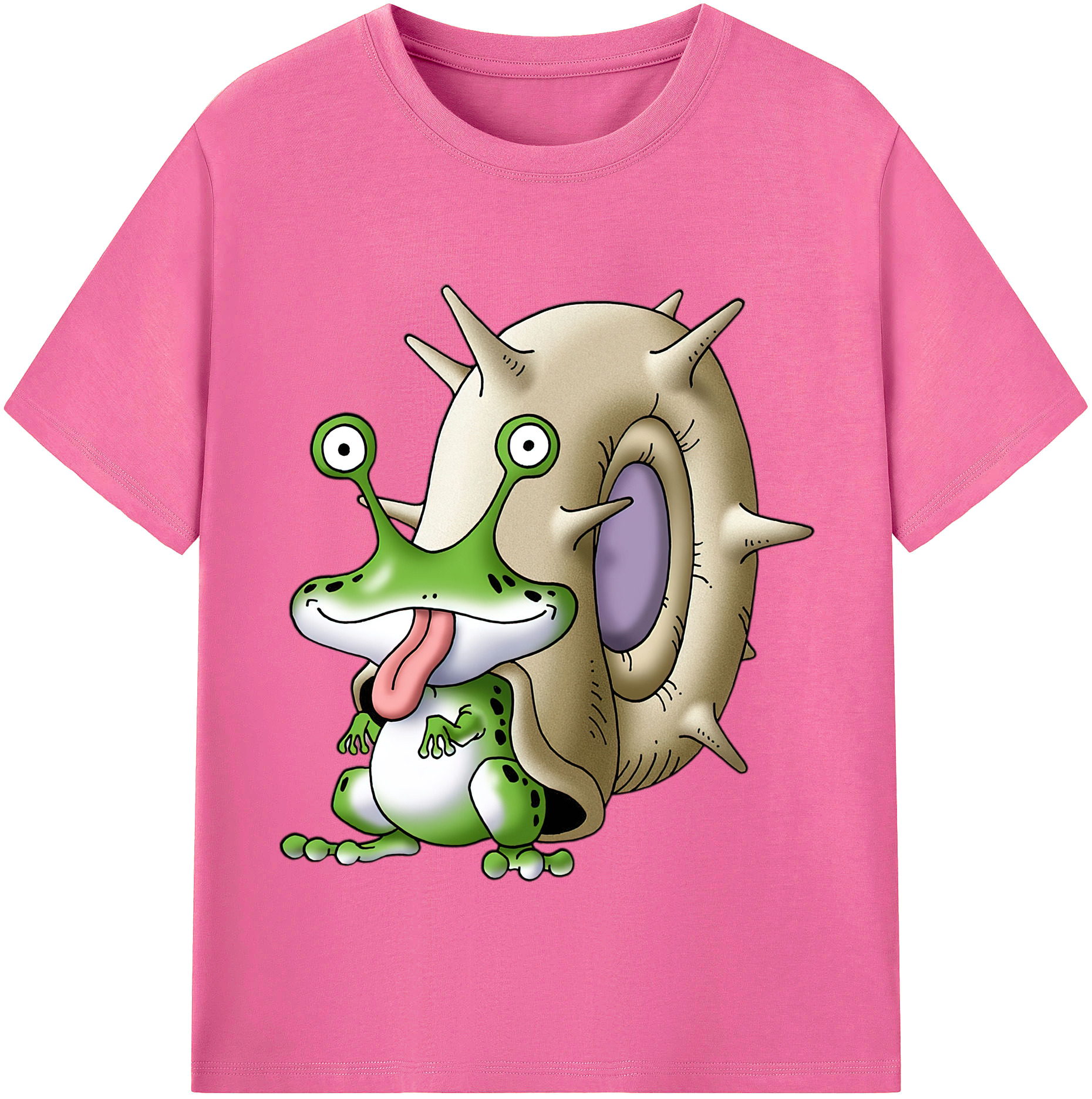（画像用） ドラゴンクエスト Doragon Kuesuto Dragon Quest レディースカジュアルプリントTシャツ（綿100％）